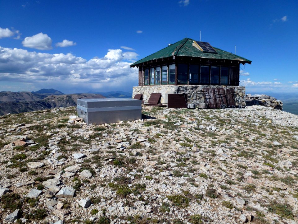 Mount Holmes Fire Lookout from 2012