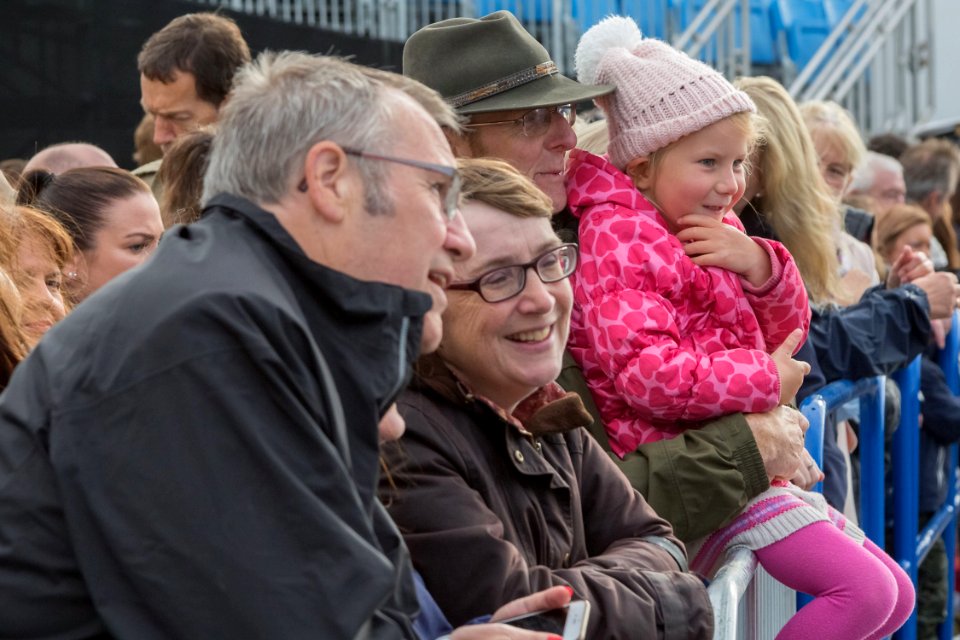 HMS PRINCE OF WALES Naming Ceremony