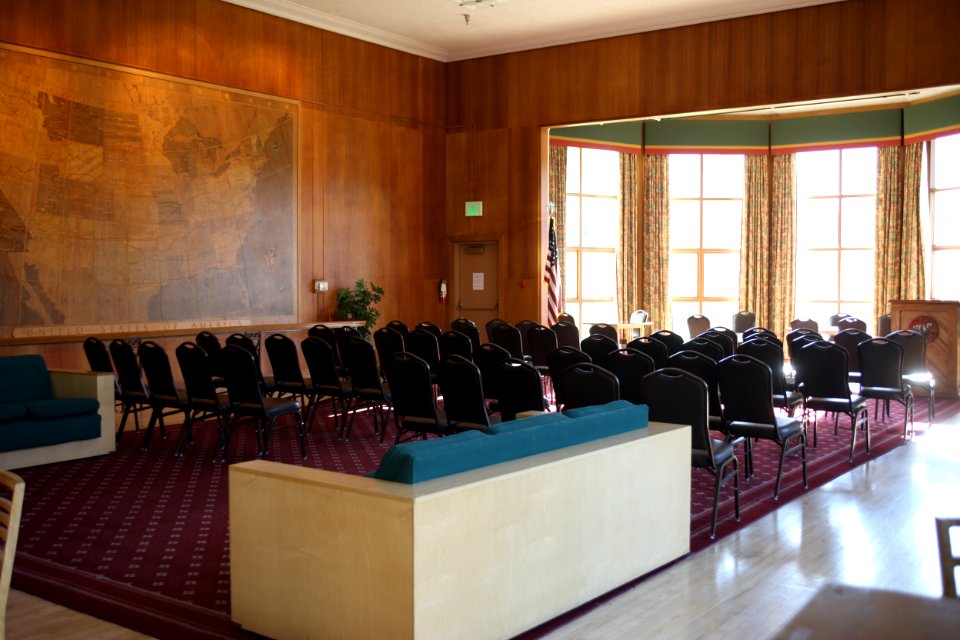 Mammoth Hot Springs Hotel, Map Room