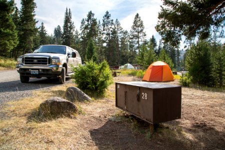 Bear box in the Tower Campground