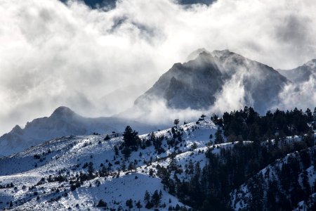 Blowing snow, Electric Peak photo
