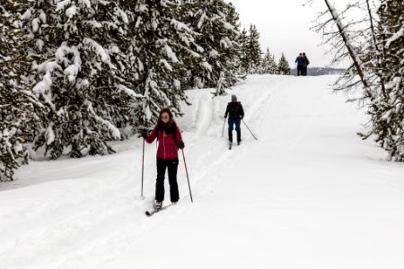 Cross-country skiing from Snow Lodge to Kepler Cascades photo