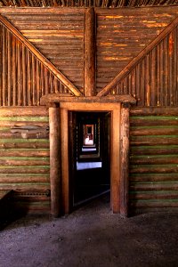 Woodwork and hallway of the OTO Ranch