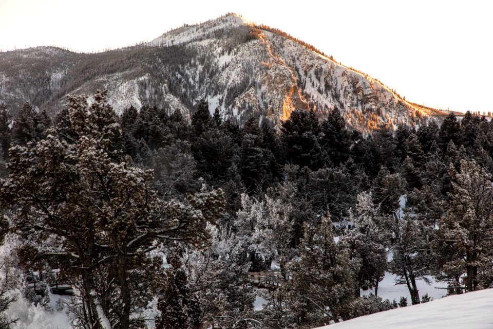 Bunson Peak with Evening Light