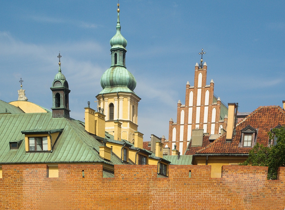 Old town churches ramparts