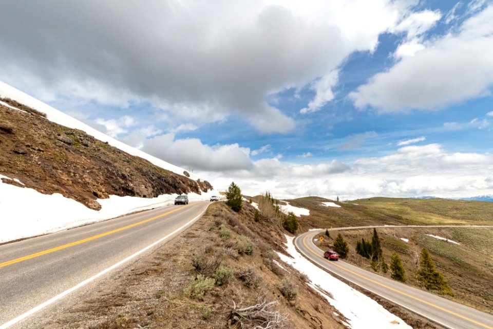 Views along Grand Loop Road from Tower Junction to Canyon Village (4)