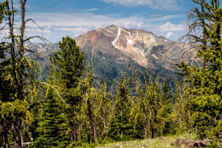 View of Electric Peak from Sepulcher Mountain (2)