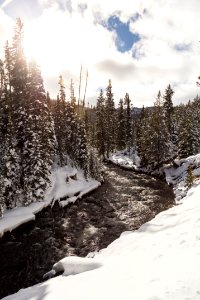 Little Firehole River along te Mystic Falls Trail
