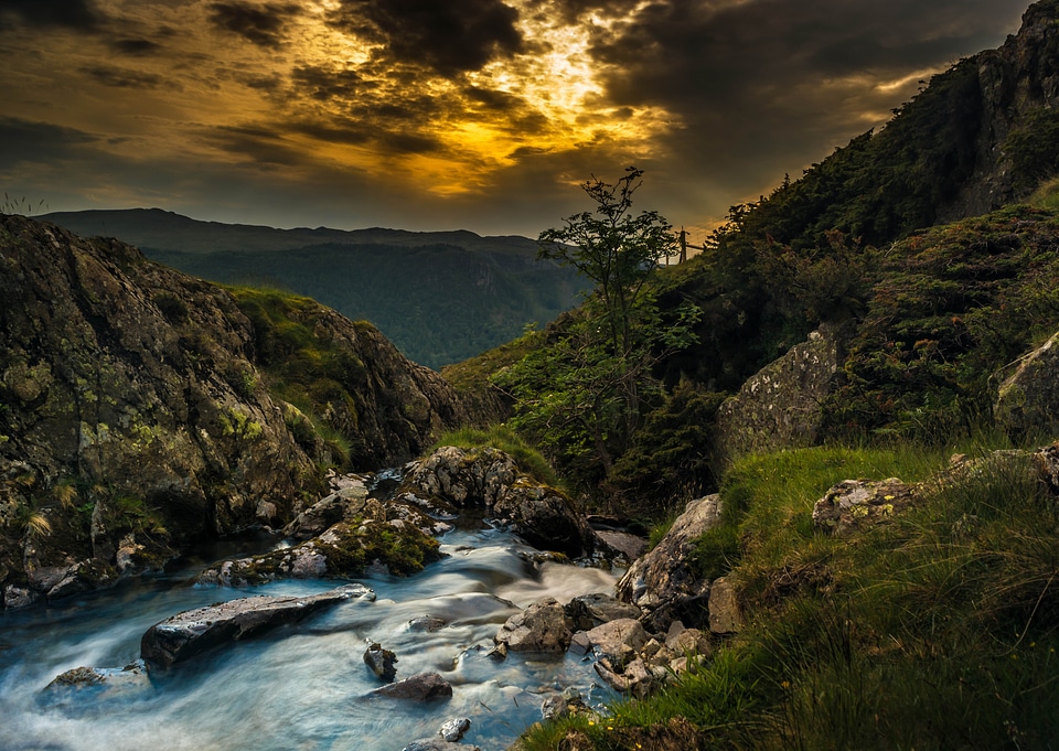 Nature wild landscape