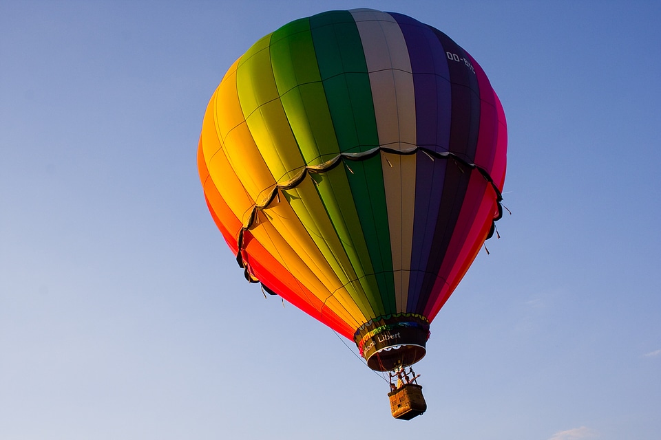 Hot-air ballooning sky travel