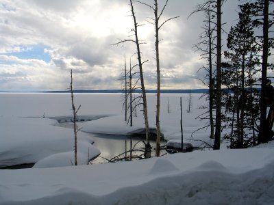 Sun setting on Sedge Creek photo