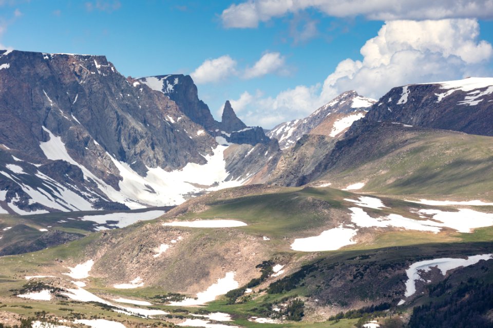 The Bears Tooth viewed from The Beartooth Highway