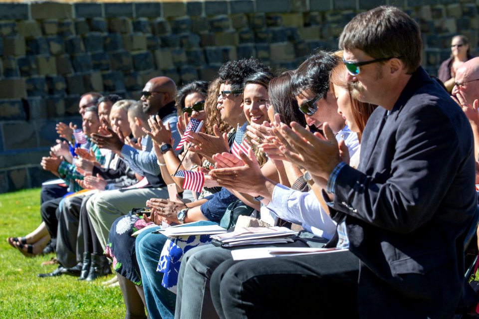 Scenes from the 2018 Naturalization Ceremony in Mammoth Hot Springs