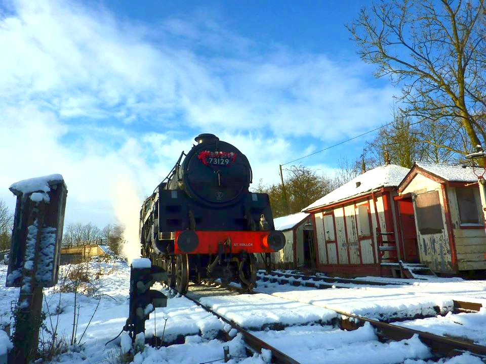 73129 at Hammersmith Santa Train.(27 Dec 2014)