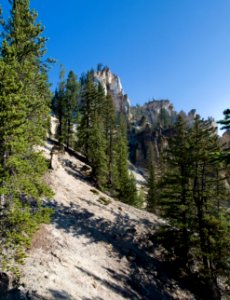 Pinnacles in Grand Canyon of the Yellowstone photo