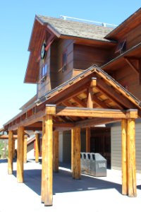 Snow Lodge, architectural detail
