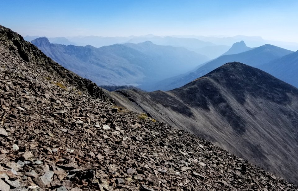 View northeast from Avalanche Peak