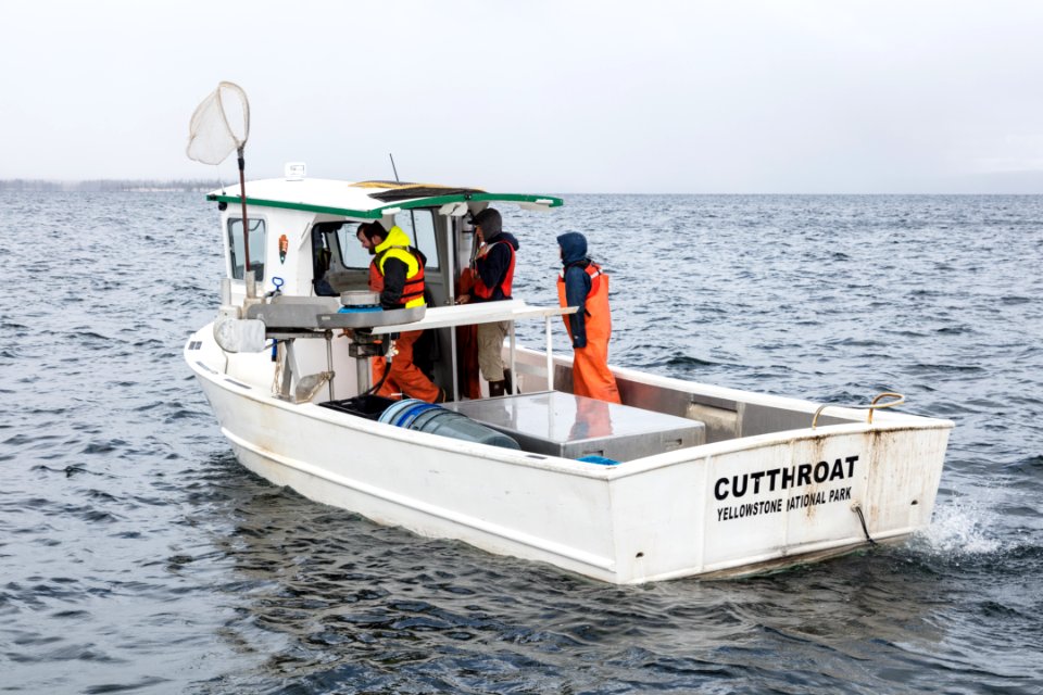 Fish crew members on the Cutthroat