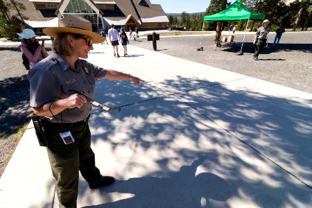 Scenes from the 2017 eclipse at Old Faithfuul photo