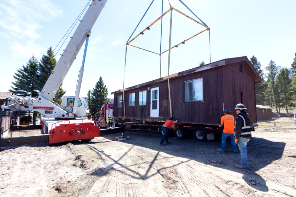 Removing portadorms from YACC Camp (4)
