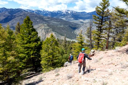 Views of Cinnabar Basin from Cinnabar Mountain