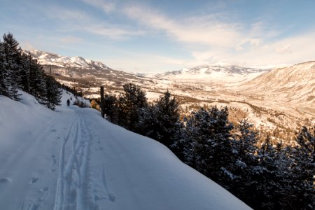 Skiing the Bunsen Peak Road Ski Trail (4) photo