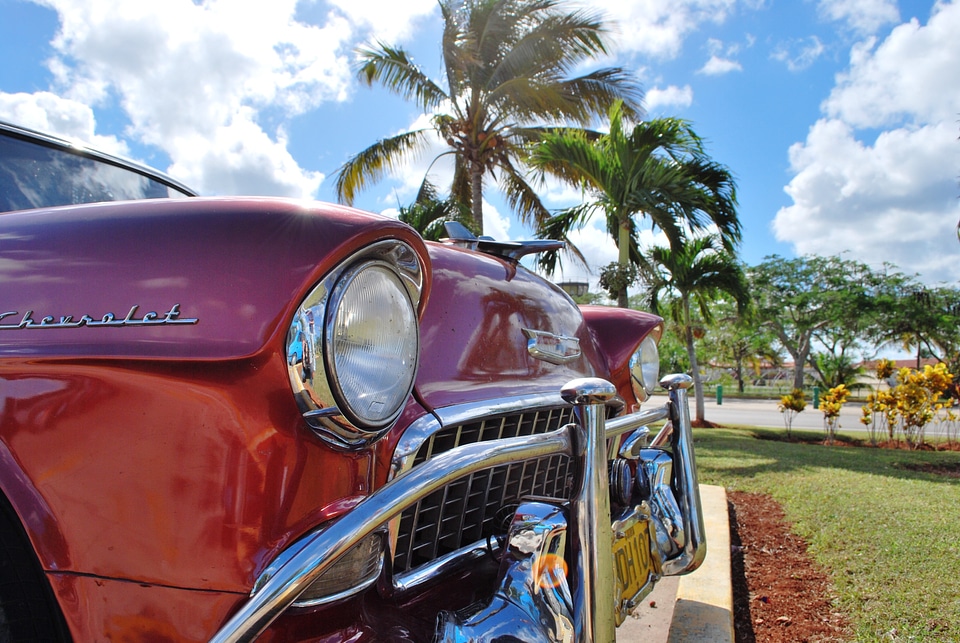 Cuba classic american car