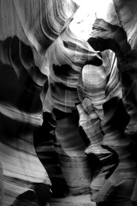 AZ - ANTELOPE CANYON -BW -08b