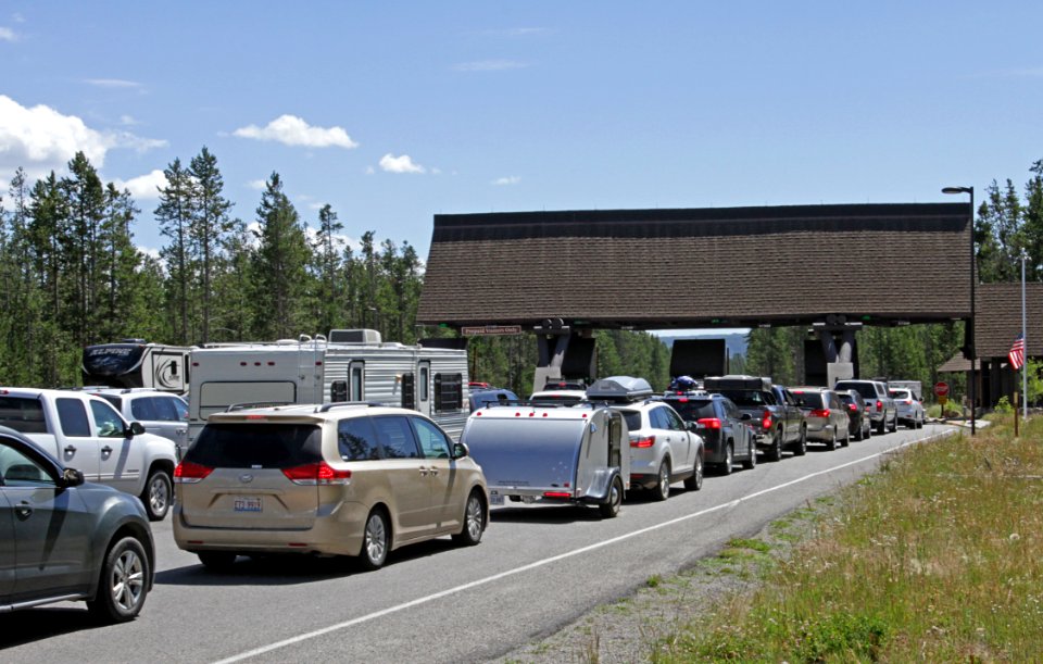 West Entrance in July
