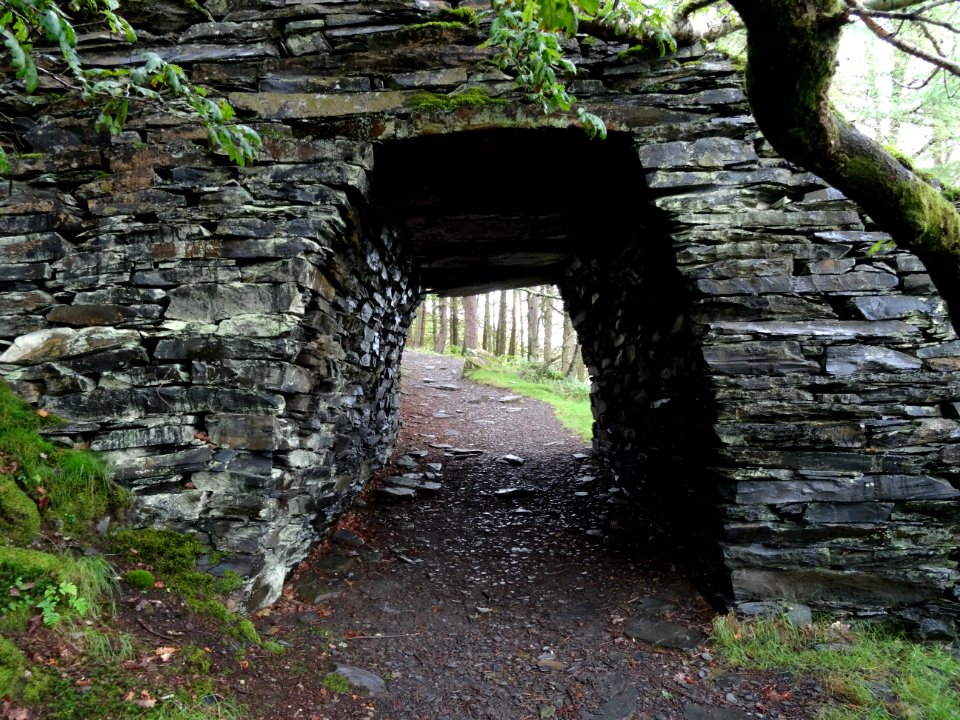 The Blue Lake Henddol Quarry Y Friog Dolgellau Gwynedd Cymru