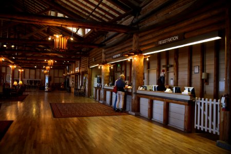 Lake Lodge, registration desk