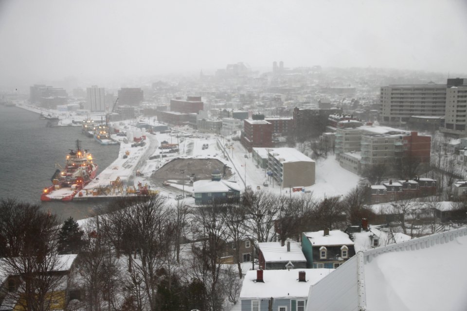 2011 - FEB 12 - 22 - NEWFOUNDLAND -200 St John's, view from the Battery Hotel - c01