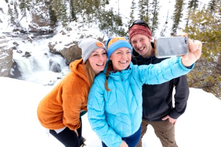 Safe Selfie at Firehole Falls photo