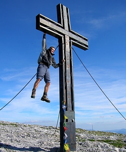 Mountains man pleasure