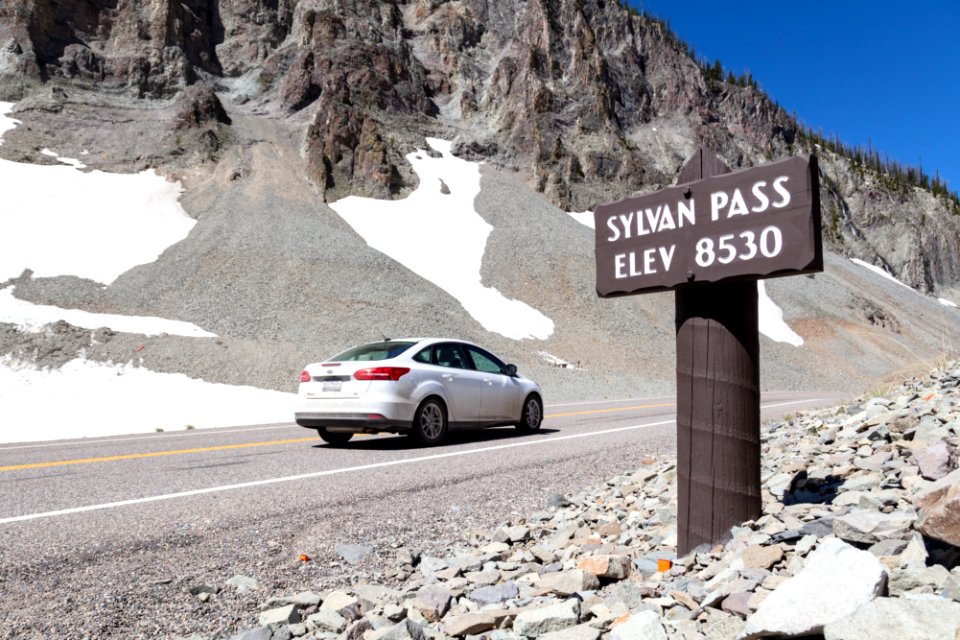 Sylvan Pass on East Entrance Road