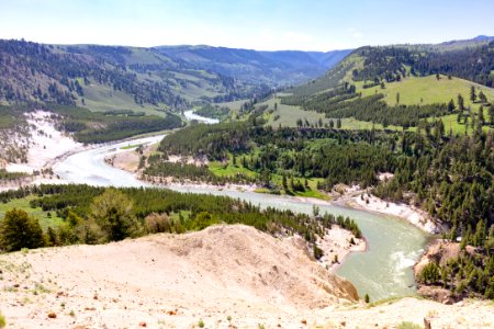 Overlooking the Confluence of Tower Creek, Antelope Creek, and the Yellowstone River