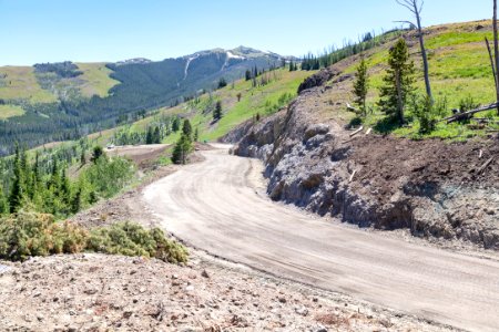 Tower to Chittenden Road Project: wider road and pullout near the Chittenden Road intersection photo