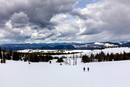 Snowshoeing Buffalo Plateau in spring (5) photo