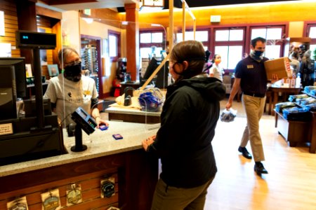 COVID-19 mitigations of the Snow Lodge Gift Shop