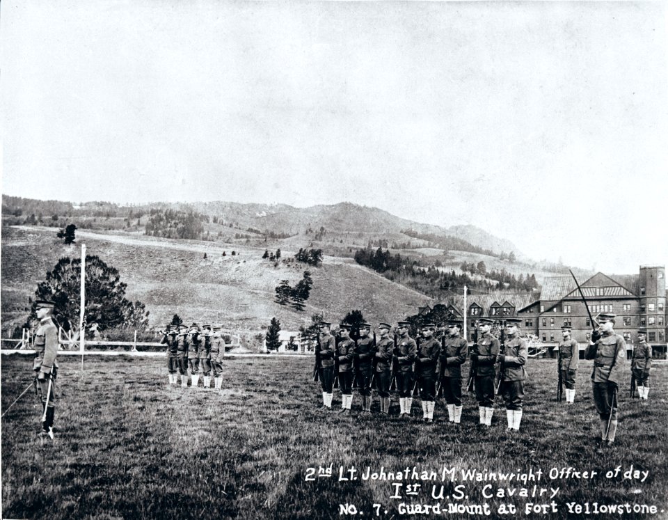 Guard Mount on Mammoth Parade Ground