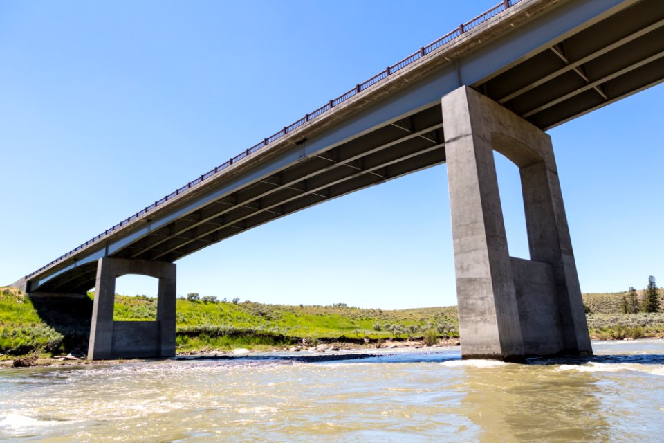 Lamar River bridge