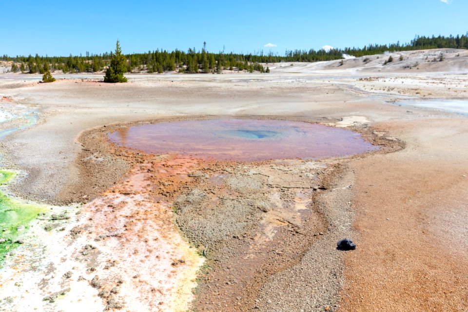 Whirligig Geyser and lost hat