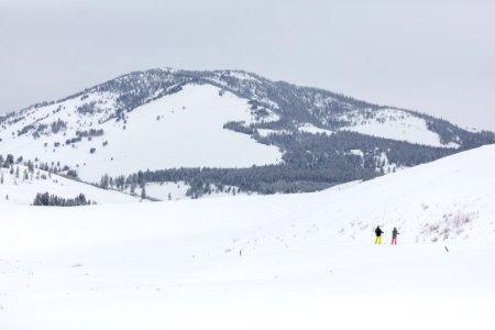 Views along the Bunsen Peak Road Ski Trail (1) photo