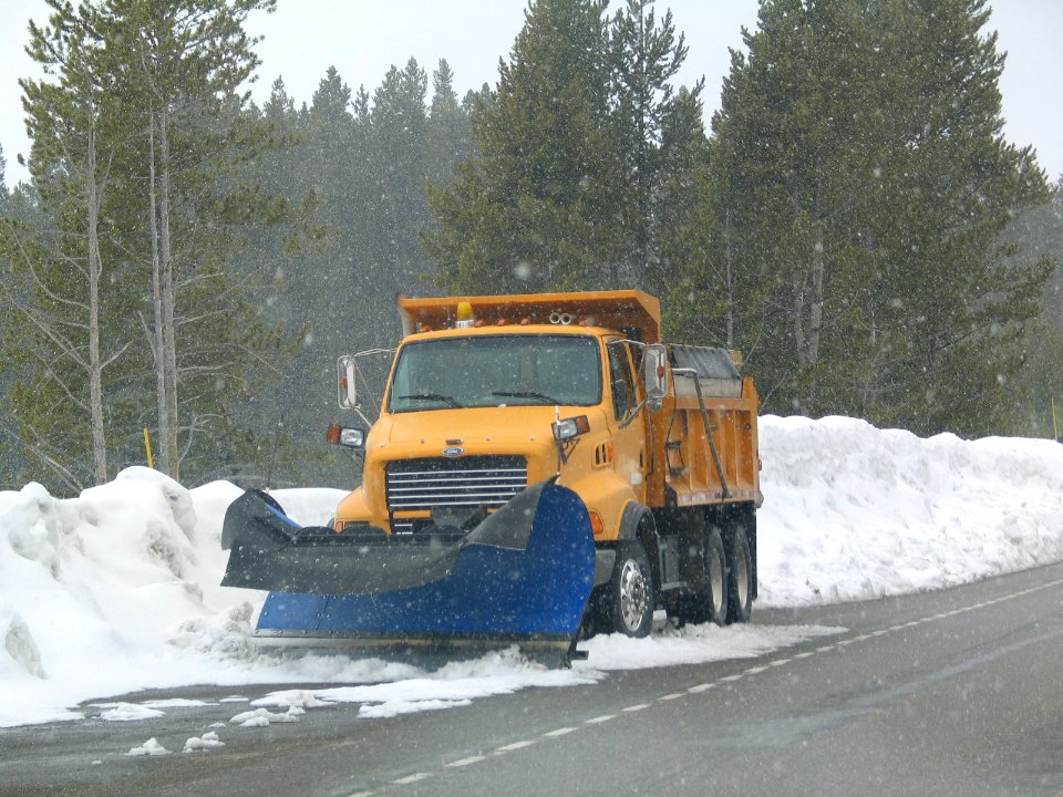 Plow Truck at Fishing Bridge