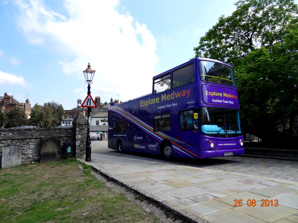 Medway Tour Bus in Rochester