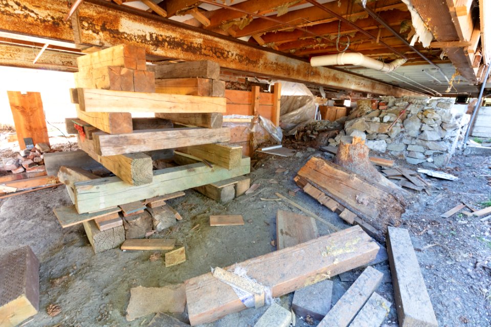 Condition of historic Fort Yellowstone Employee Housing Officer's Row (2)