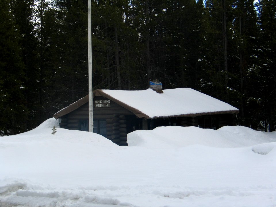 Fishing Bridge warming hut
