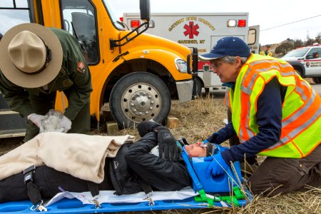 Mass Casualty Incident Training, Mammoth Hot Springs