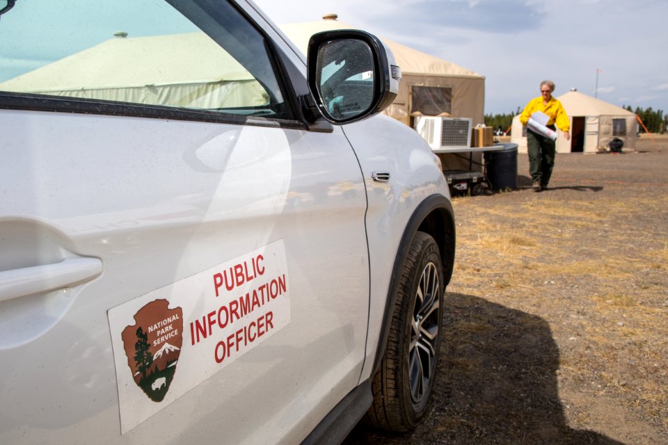 Maple Fire Incident Command Post