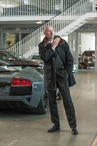 Lamborghini black sports car